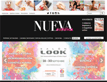 Tablet Screenshot of nuevaestetica.com